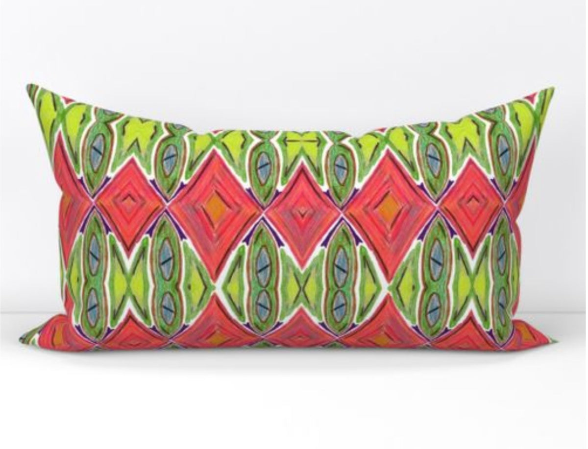 TRIBAL ~ EURO + LUMBAR CUSHION – SANCTUAIRE TEXTILES